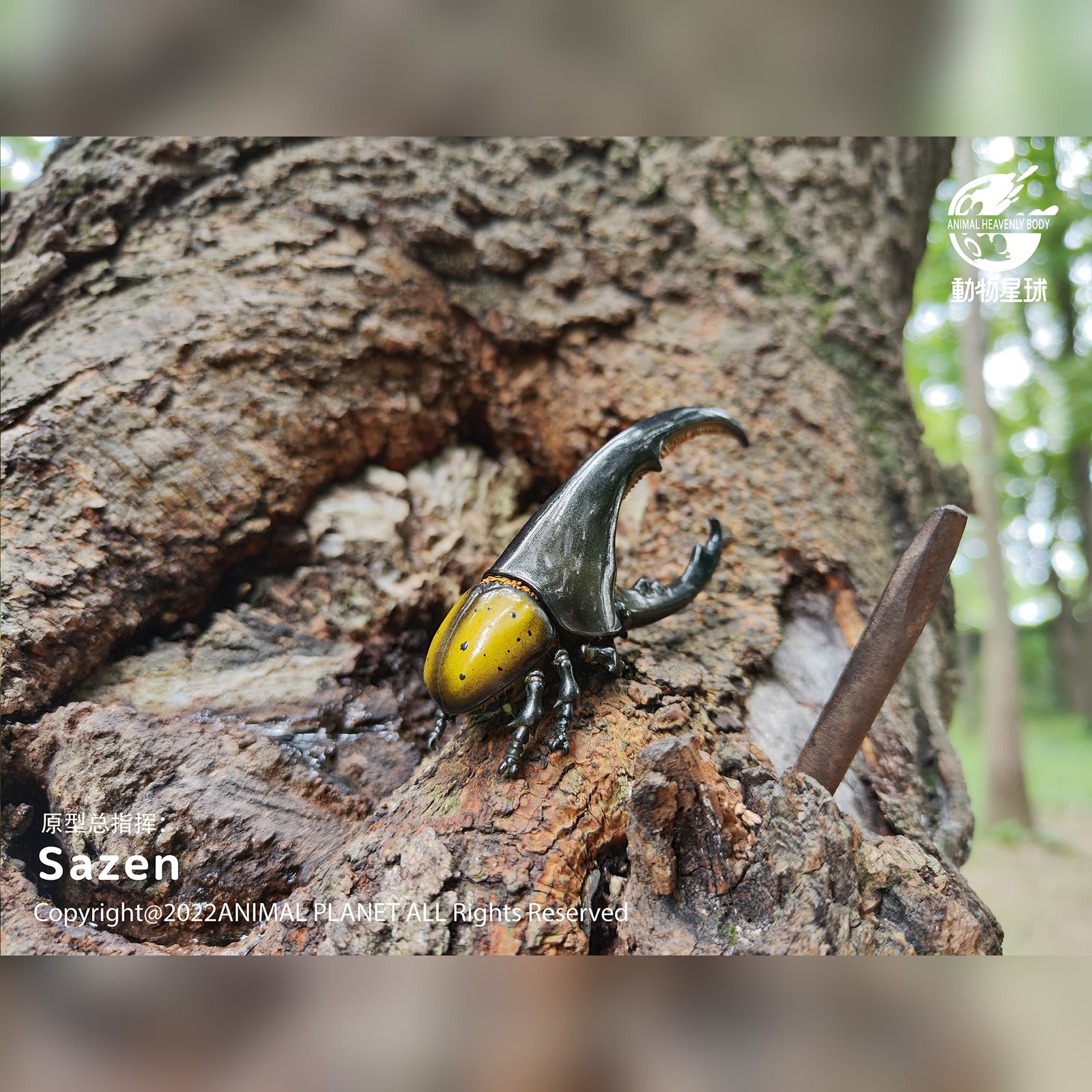 AHB Series 7 - Hercules Beetle (Yellow) – Dynastes hercules | Insect
