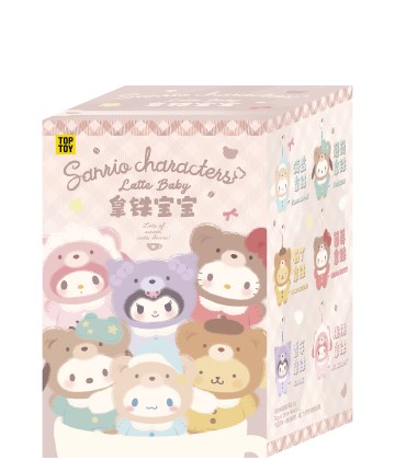 TOP TOY Sanrio Characters Latte Baby vinyl plush blind box