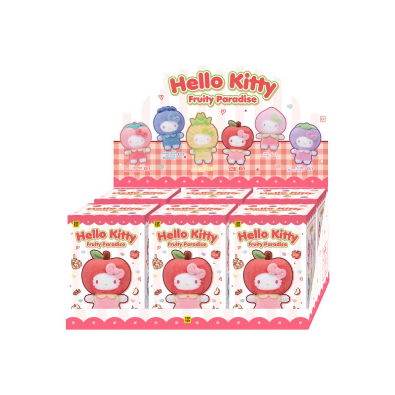 Hello Kitty — Fruity Paradise Plush Pendant Blind Box (TOP TOY) TOP TOY Sanrio Hello Kitty Fruity Paradise plush pendant blind box