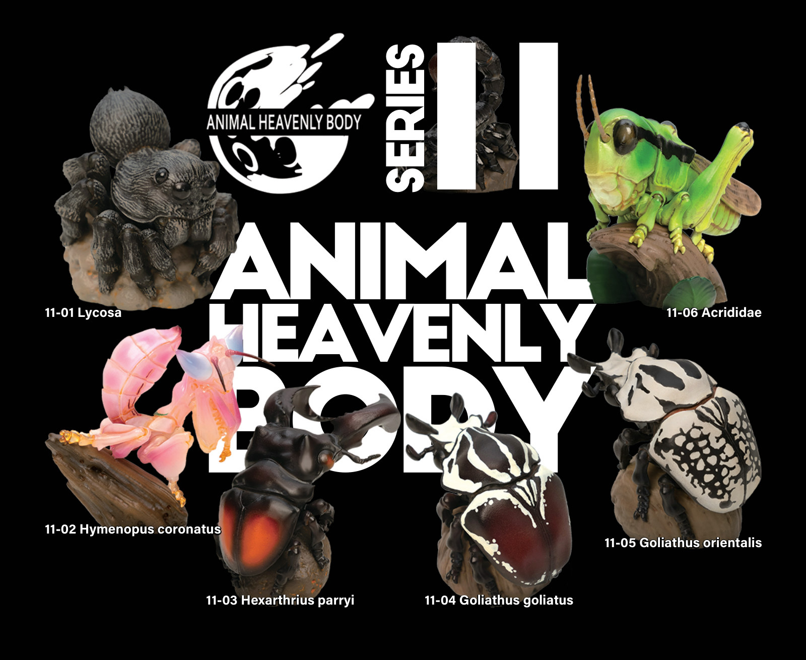 Series 11 - Insect — Animal Heavenly Body collectible figure series