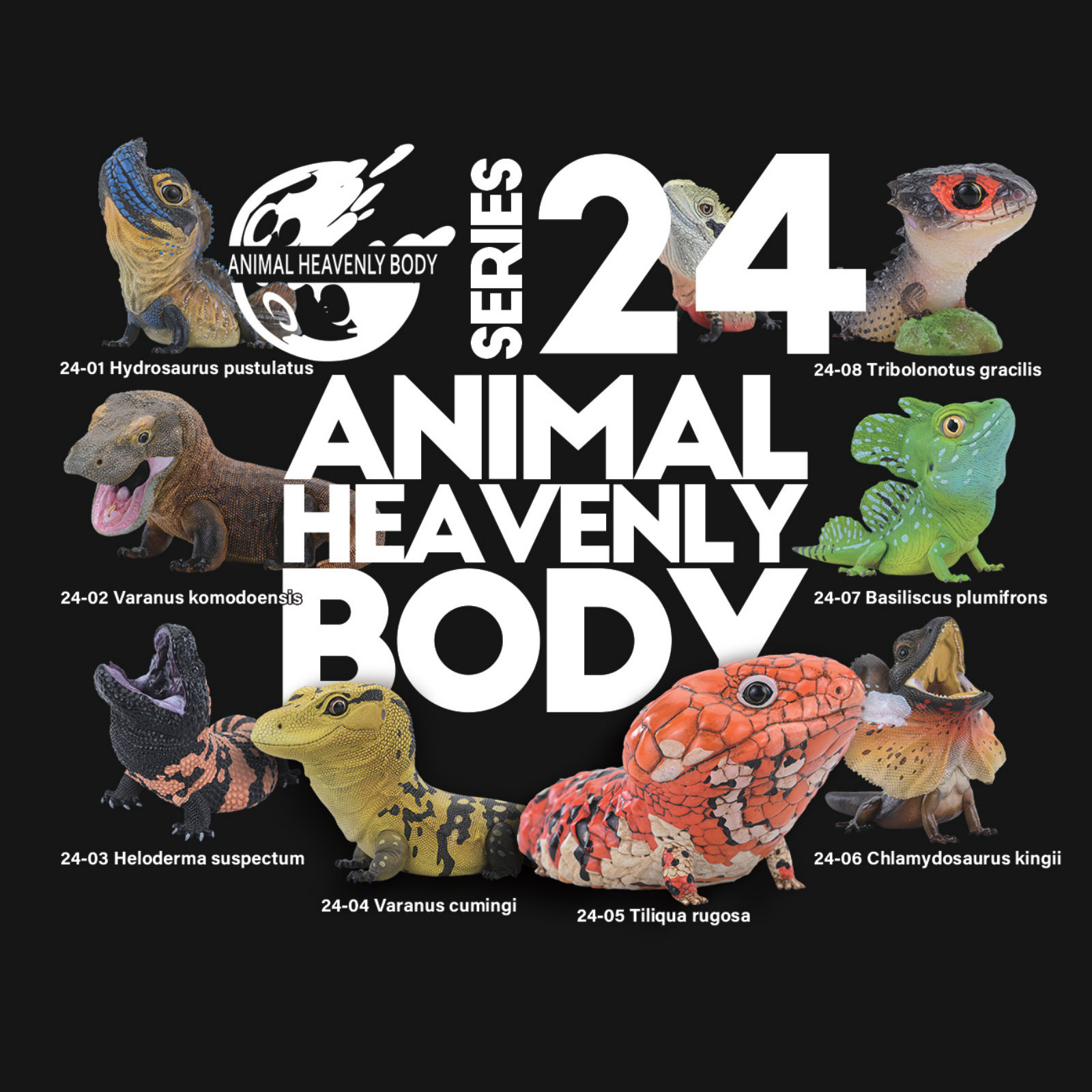 Series 24 – Lizard — Animal Heavenly Body collectible figure series card