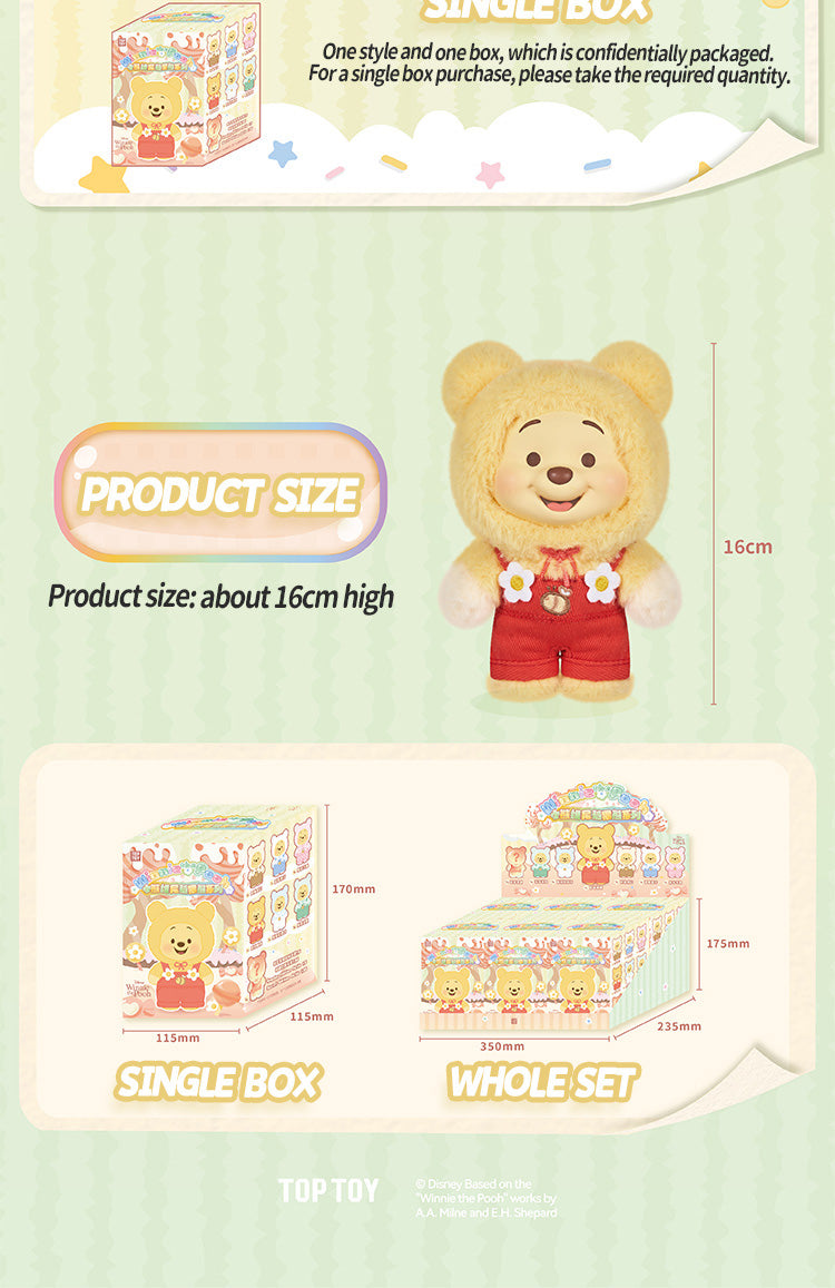 TOP TOY Disney Winnie the Pooh Candy Bear Series blind box