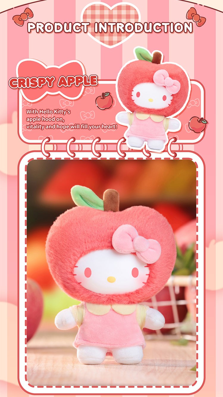 TOP TOY Sanrio Hello Kitty Fruity Paradise plush pendant blind box