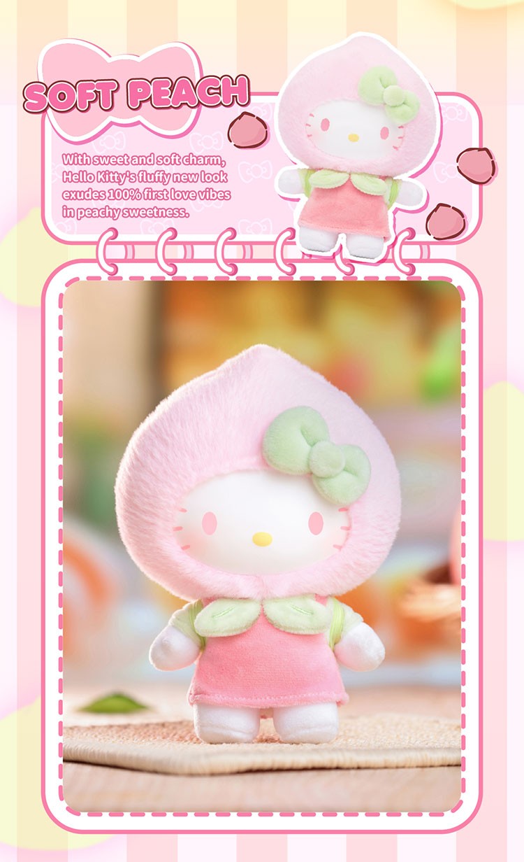 TOP TOY Sanrio Hello Kitty Fruity Paradise plush pendant blind box