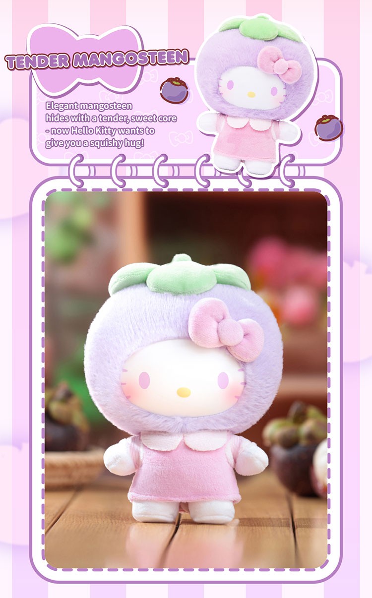 TOP TOY Sanrio Hello Kitty Fruity Paradise plush pendant blind box