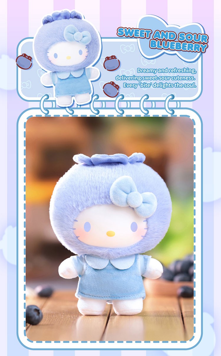 TOP TOY Sanrio Hello Kitty Fruity Paradise plush pendant blind box
