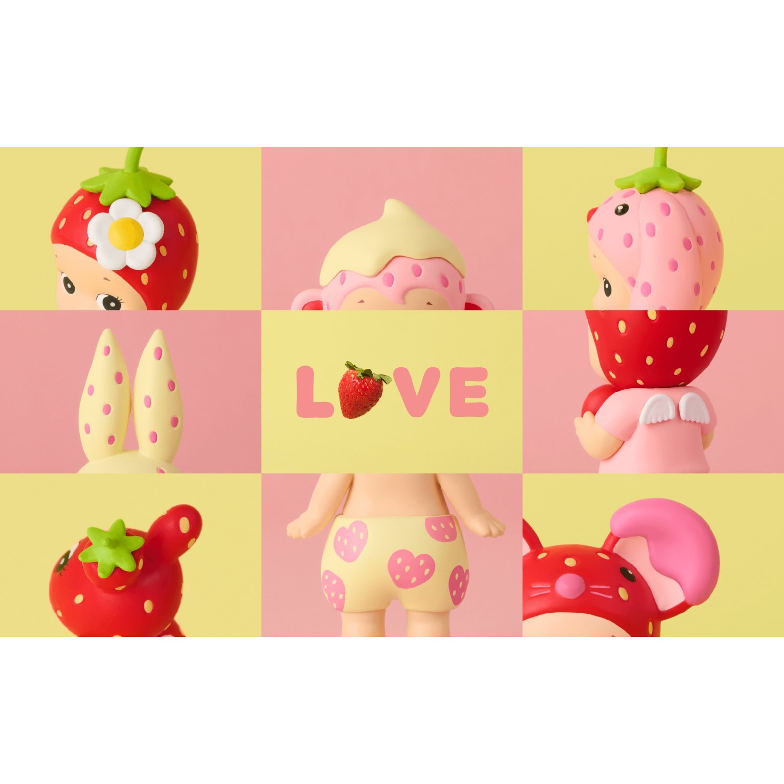 Sonny Angel — Strawberry Love 2026 Blind Box | Dreams