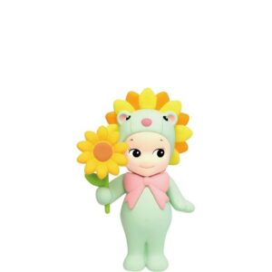 Sonny Angel — Flower Gift · Mint with Sunflower | Dreams