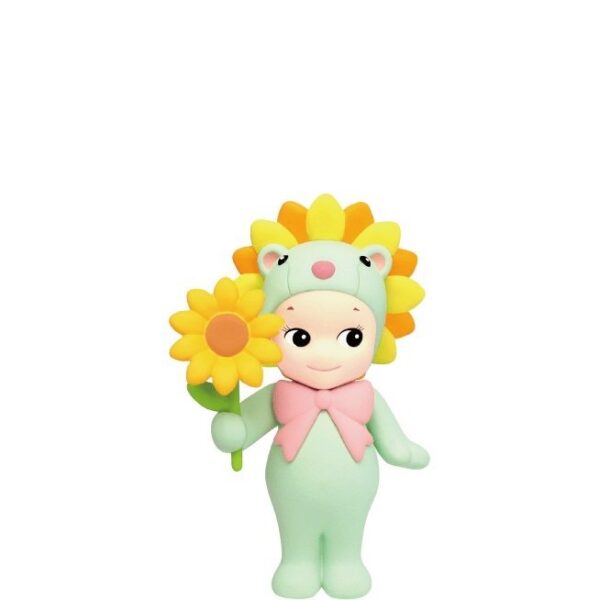 Sonny Angel — Flower Gift · Mint with Sunflower | Dreams