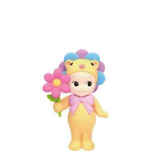 Sonny Angel — Flower Gift · Orange with Pink Flower | Dreams