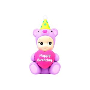 Sonny Angel — Happy Birthday Bear · Heart Hug  Purple | Dreams