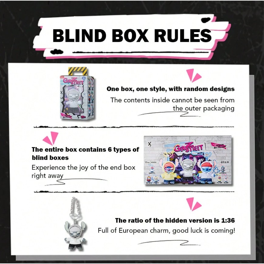 Stitch — Gen Z Street Blind Box | MINISO Stitch — Gen Z Street Blind Box | MINISO
