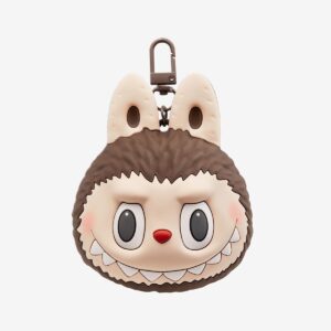 THE MONSTERS — Originals Brown Silicone Earphone Bag | POP MART THE MONSTERS — Originals Brown Silicone Earphone Bag | POP MART