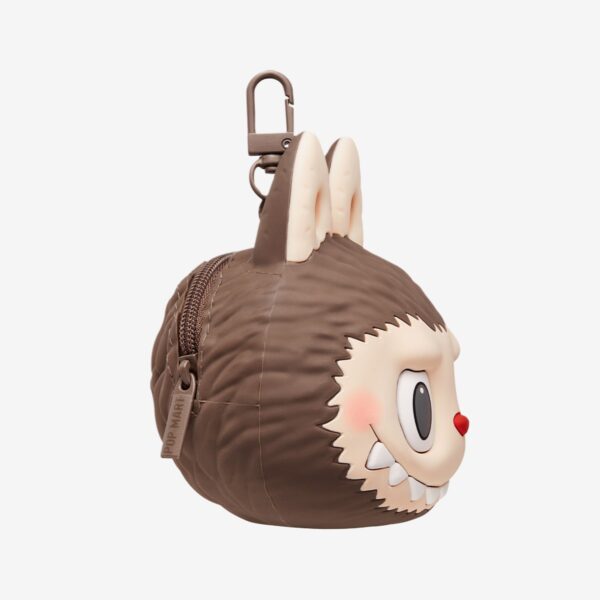THE MONSTERS — Originals Brown Silicone Earphone Bag | POP MART THE MONSTERS — Originals Brown Silicone Earphone Bag | POP MART