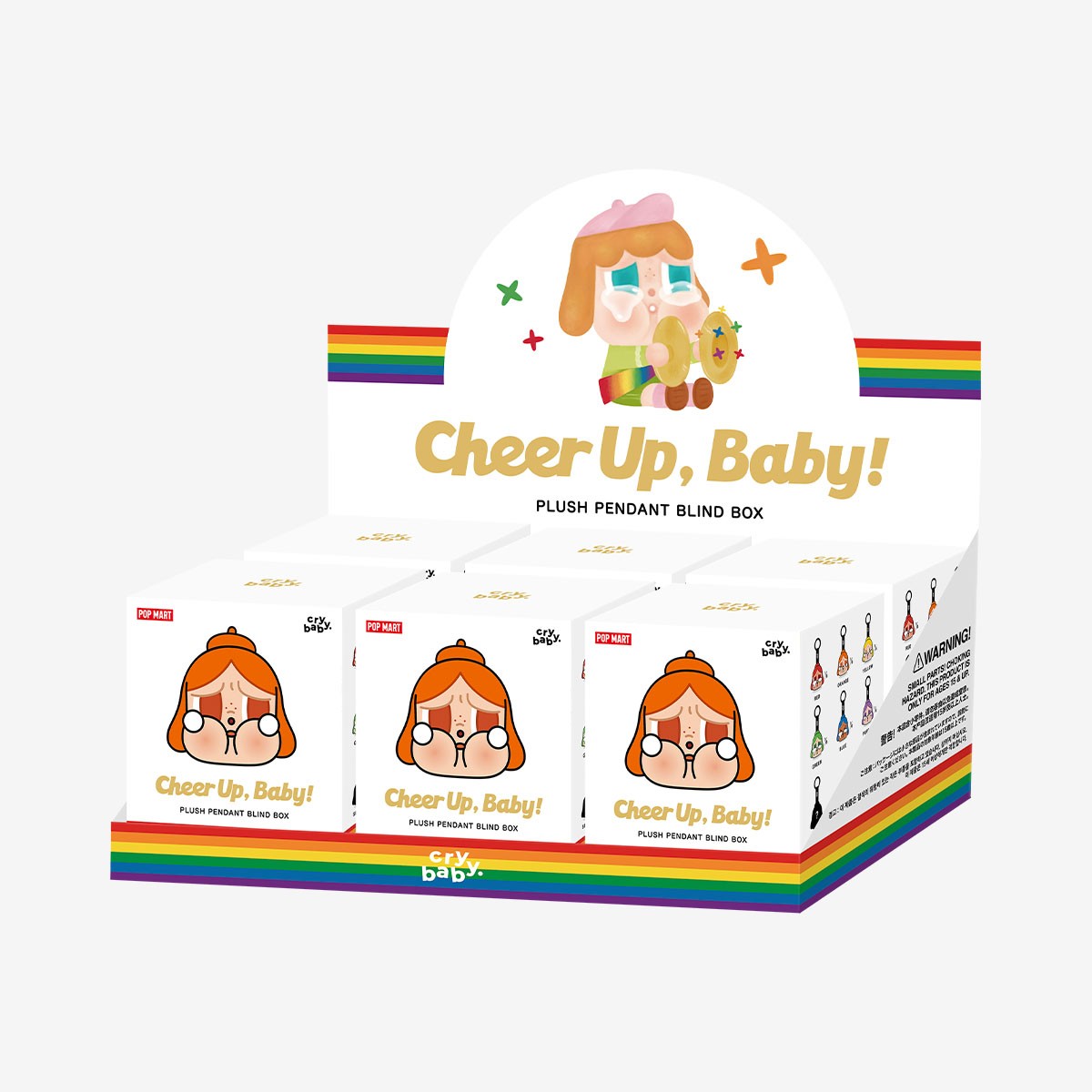CRYBABY — Cheer Up, Baby! Plush Pendant Blind Box | POP MART CRYBABY — Cheer Up, Baby! Plush Pendant Blind Box | POP MART