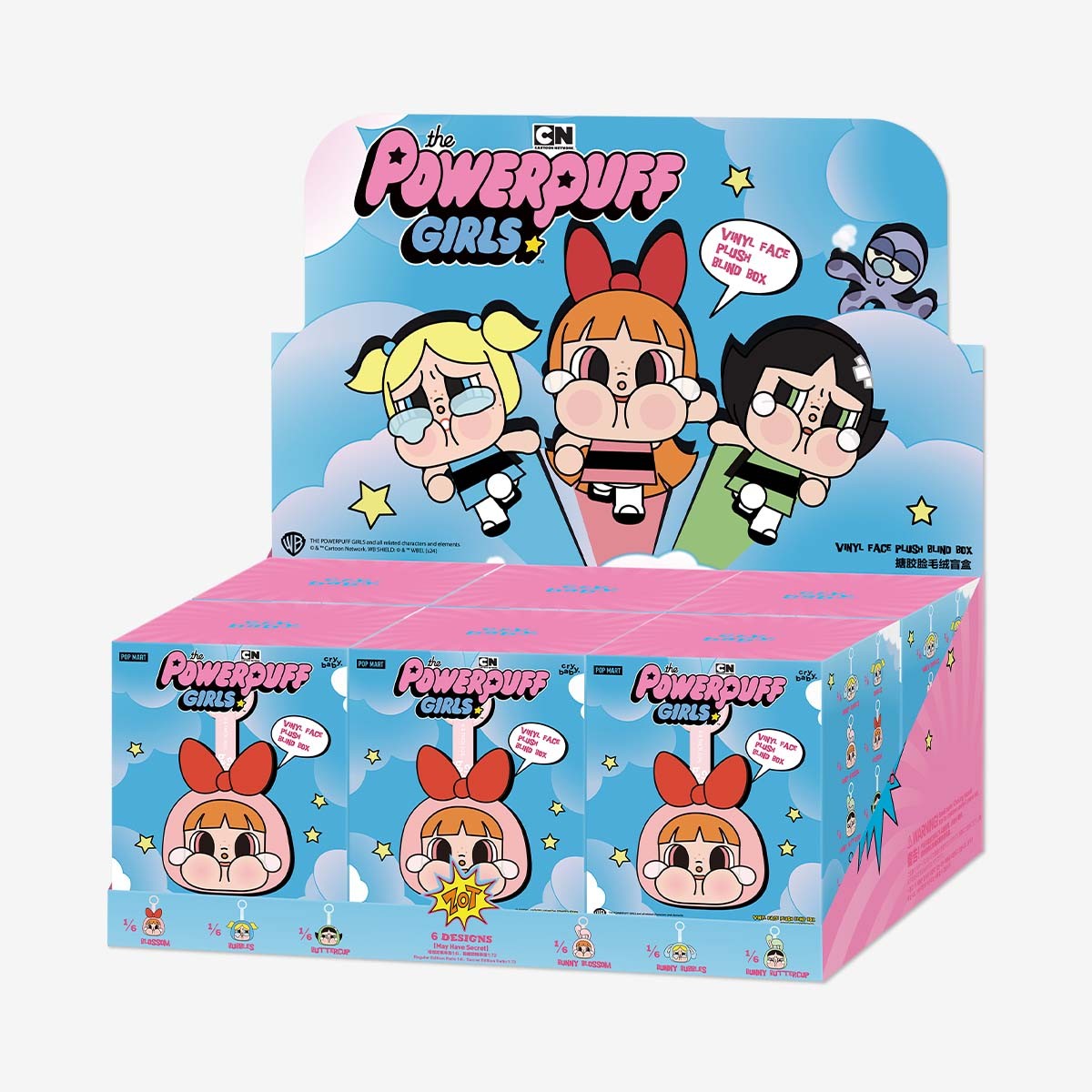 CRYBABY × Powerpuff Girls Vinyl Face Blind Box | POP MART