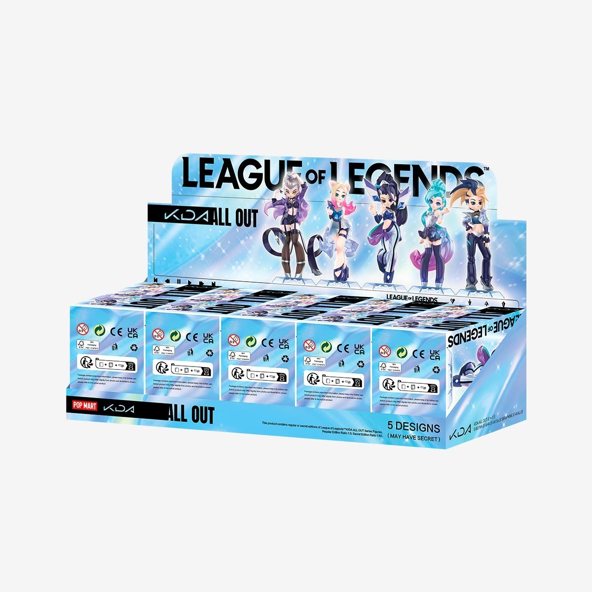 League of Legends — K/DA ALL OUT Blind Box | POP MART League of Legends — K/DA ALL OUT Blind Box | POP MART