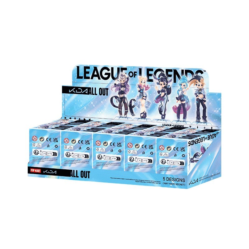 League of Legends — K/DA ALL OUT Blind Box | POP MART League of Legends — K/DA ALL OUT Blind Box | POP MART