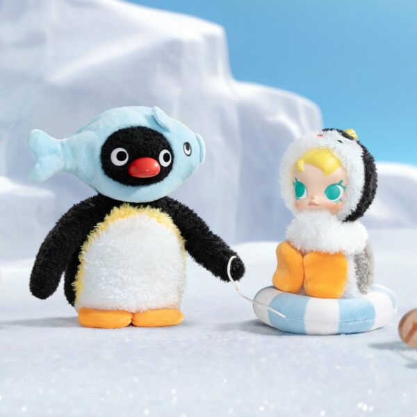 MOLLY × Pingu — Happy Fishing Plush Pendant Blind Box | POP MART