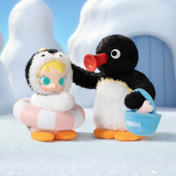MOLLY × Pingu — Happy Fishing Plush Pendant Blind Box | POP MART