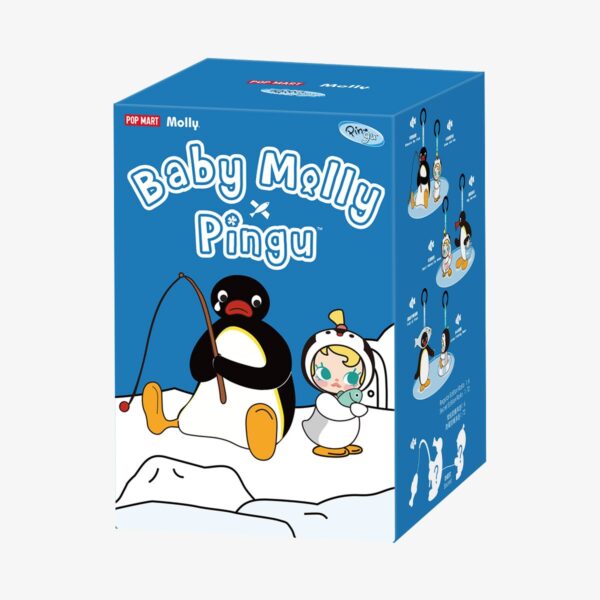 MOLLY × Pingu — Happy Fishing Plush Pendant Blind Box | POP MART