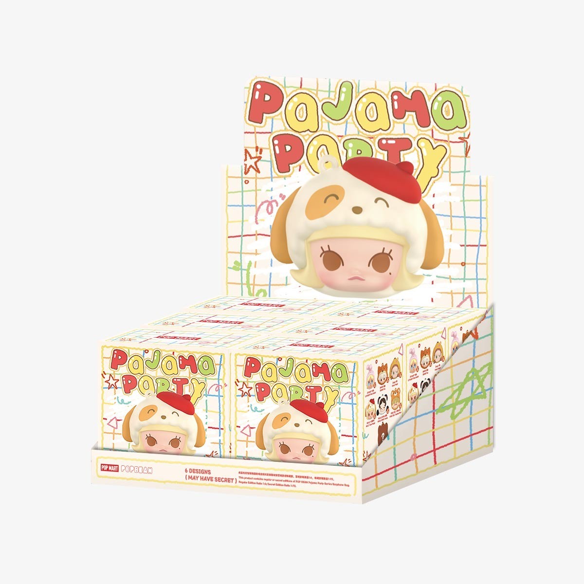 POP BEAN — Pajama Party Earphone Bag Blind Box | POP MART POP BEAN — Pajama Party Earphone Bag Blind Box | POP MART