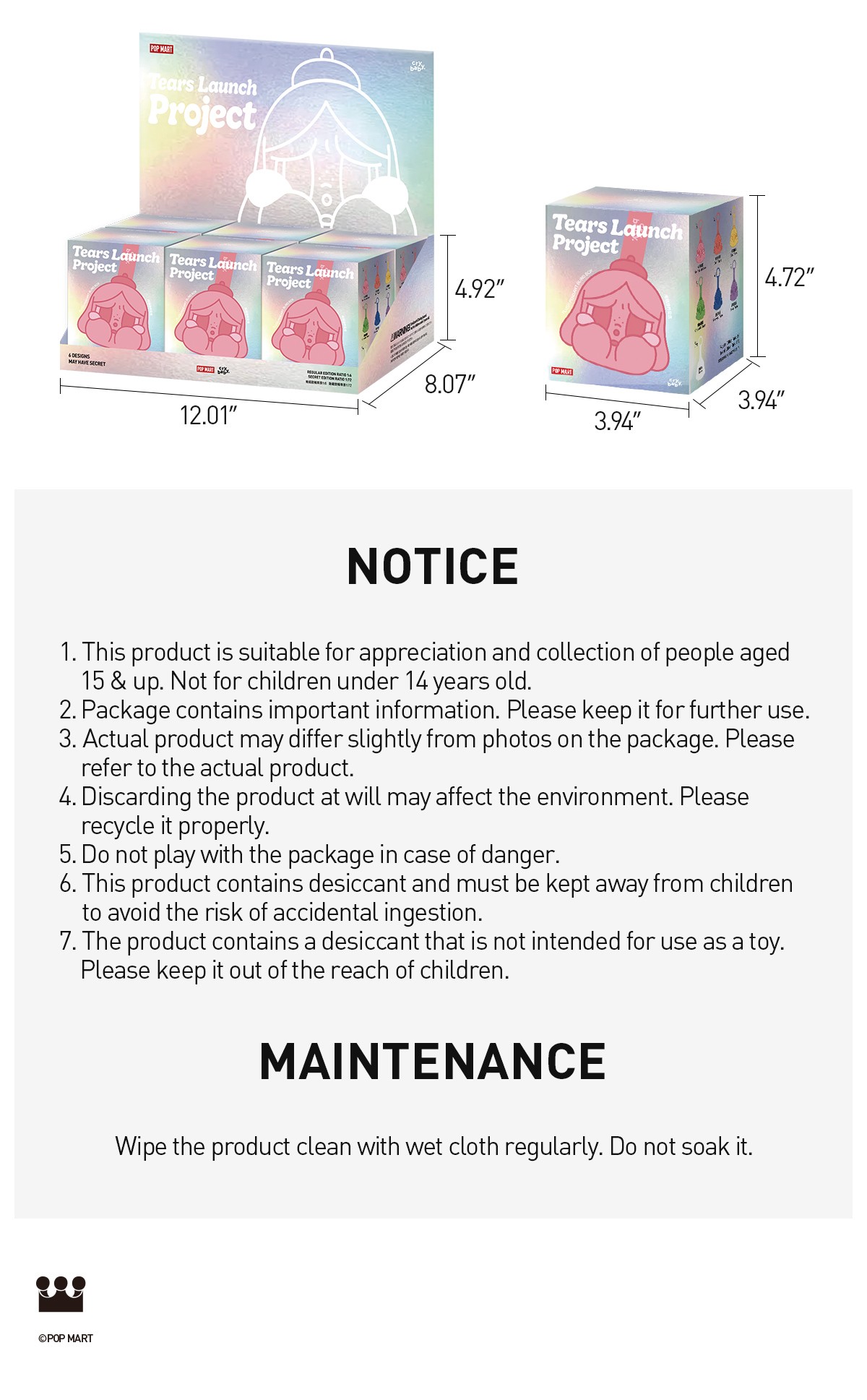 CRYBABY — Tears Launch Project Plush Pendant Blind Box | POP MART — official detail