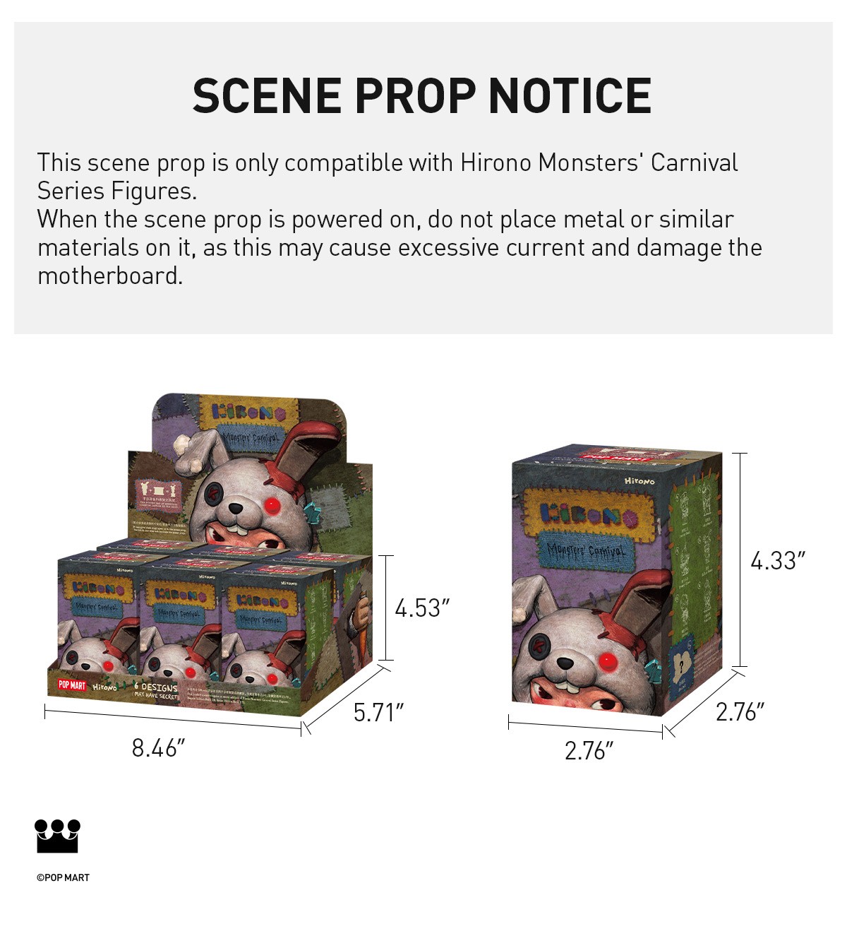 HIRONO — Monsters' Carnival Series Blind Box | POP MART — official detail