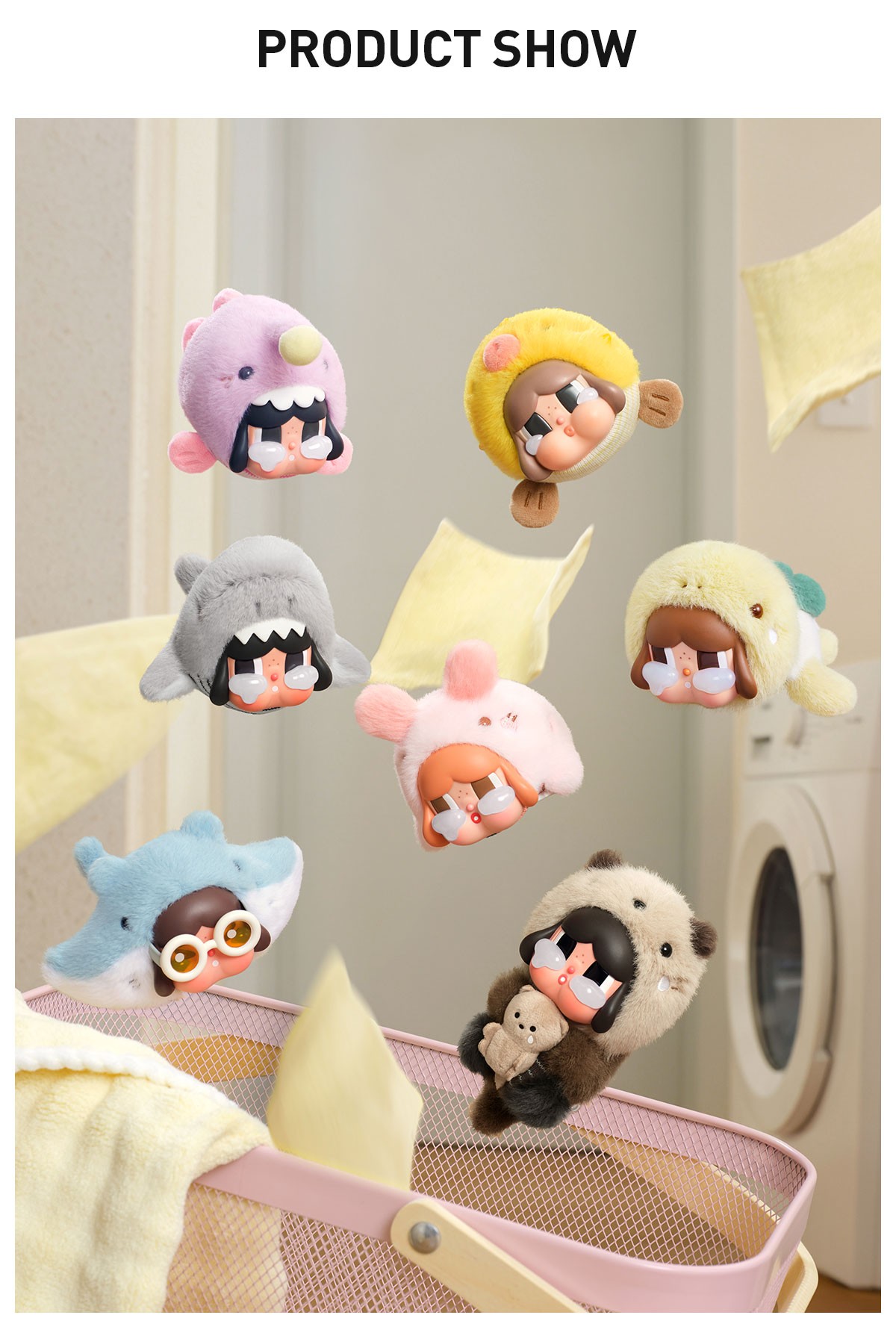 CRYBABY — Cry Me an Ocean Vinyl Plush Pendant Blind Box | POP MART — official detail