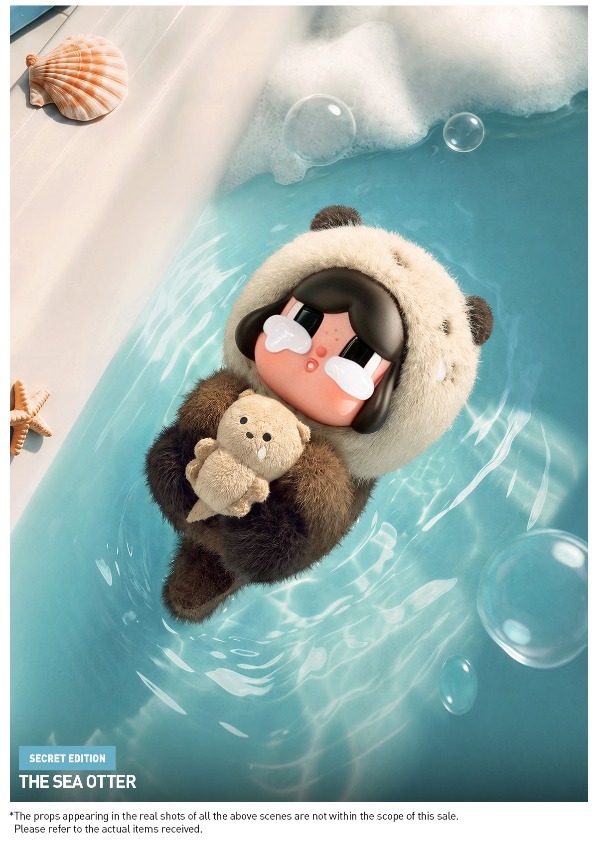 CRYBABY — Cry Me an Ocean Vinyl Plush Pendant Blind Box | POP MART — official detail
