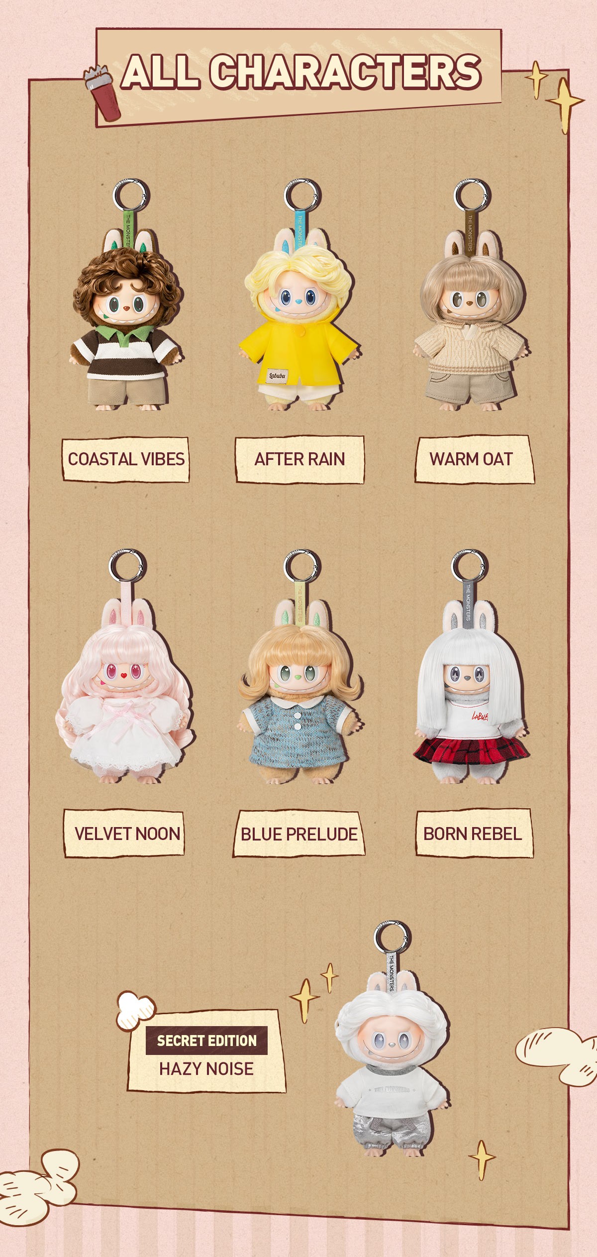 THE MONSTERS — Hair Salon Vinyl Plush Pendant Blind Box | POP MART — official detail