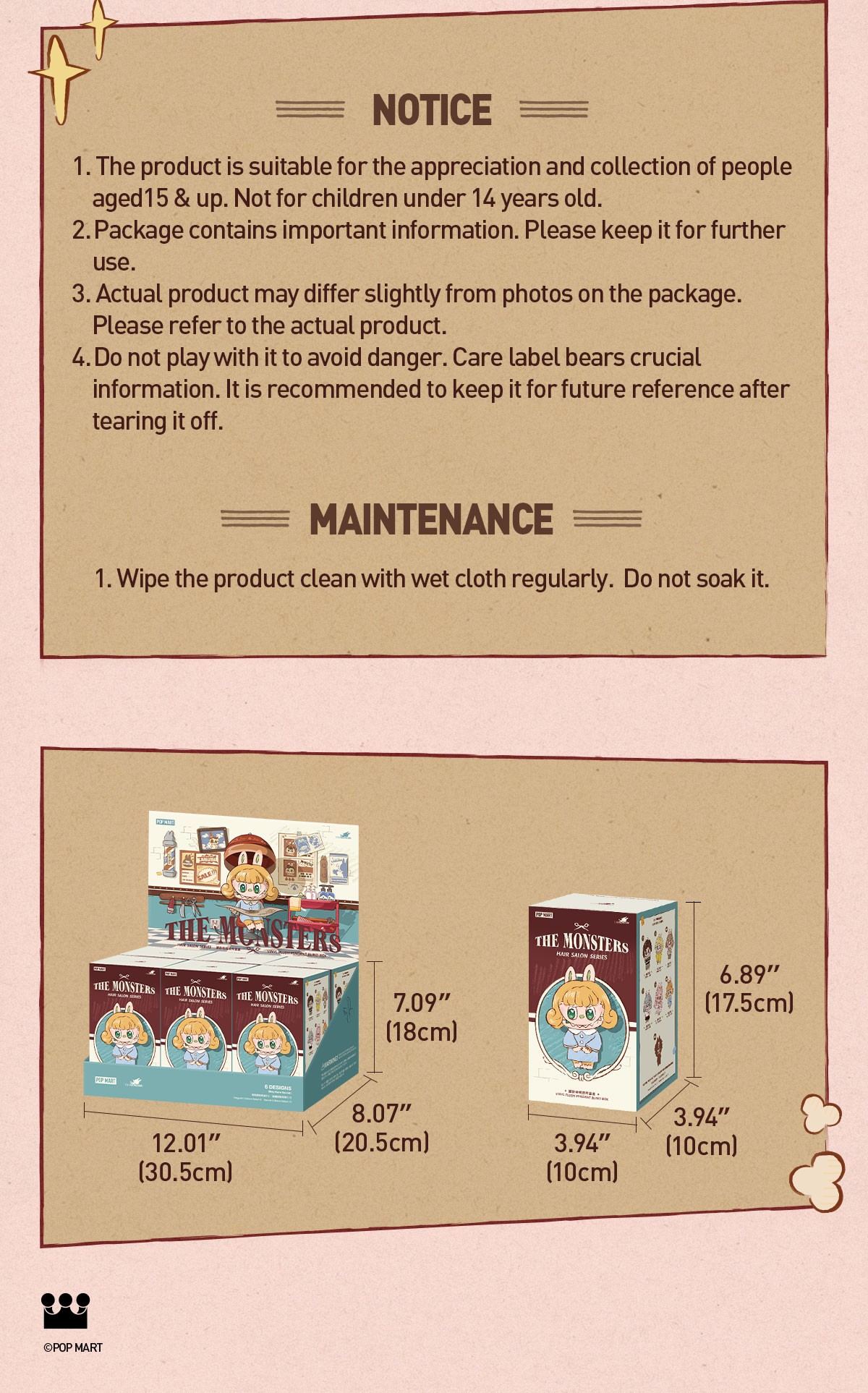 THE MONSTERS — Hair Salon Vinyl Plush Pendant Blind Box | POP MART — official detail