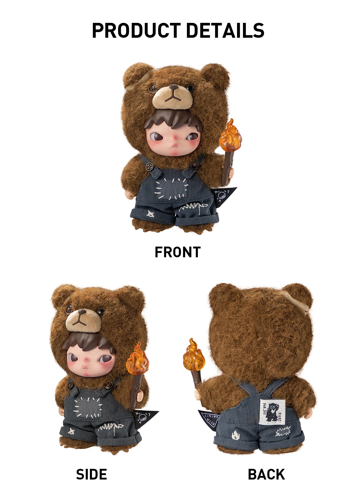 HIRONO — Living Wild Fight for Joy Plush Doll | POP MART — official detail