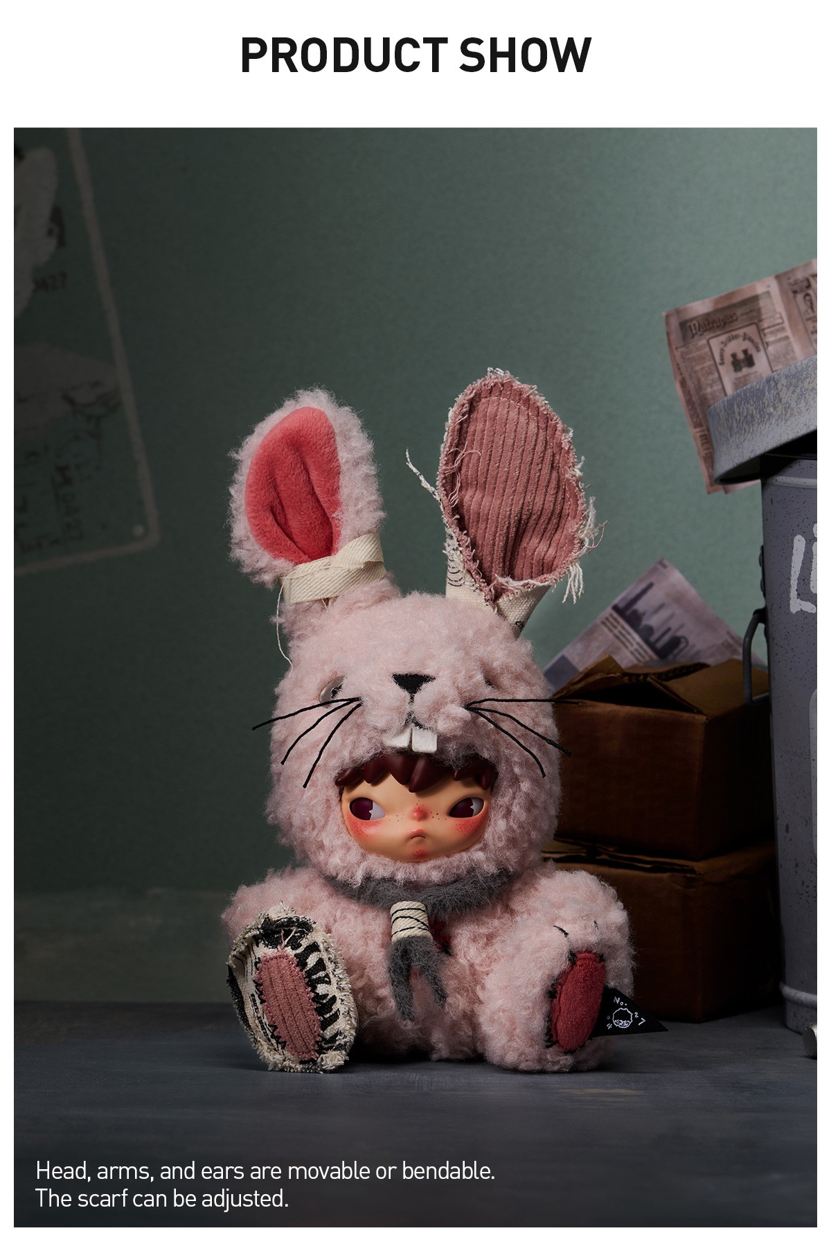 HIRONO — Little Hare Plush Doll Pendant Blind Box | POP MART — official detail