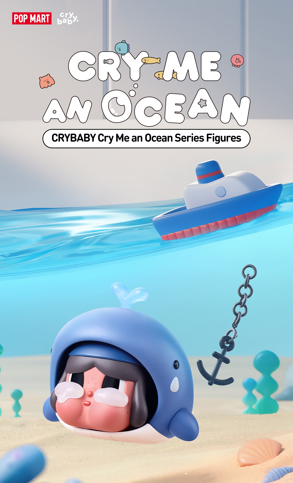 CRYBABY — Cry Me an Ocean Series Blind Box | POP MART — official detail
