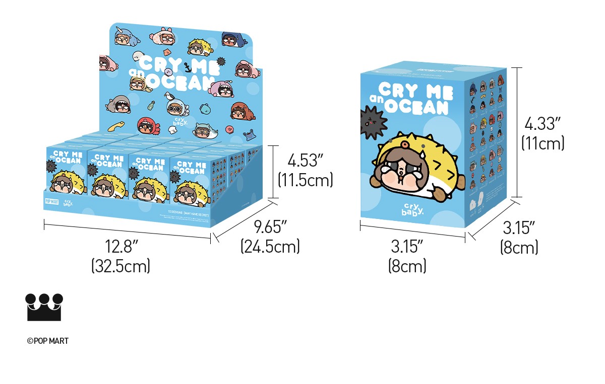 CRYBABY — Cry Me an Ocean Series Blind Box | POP MART — official detail