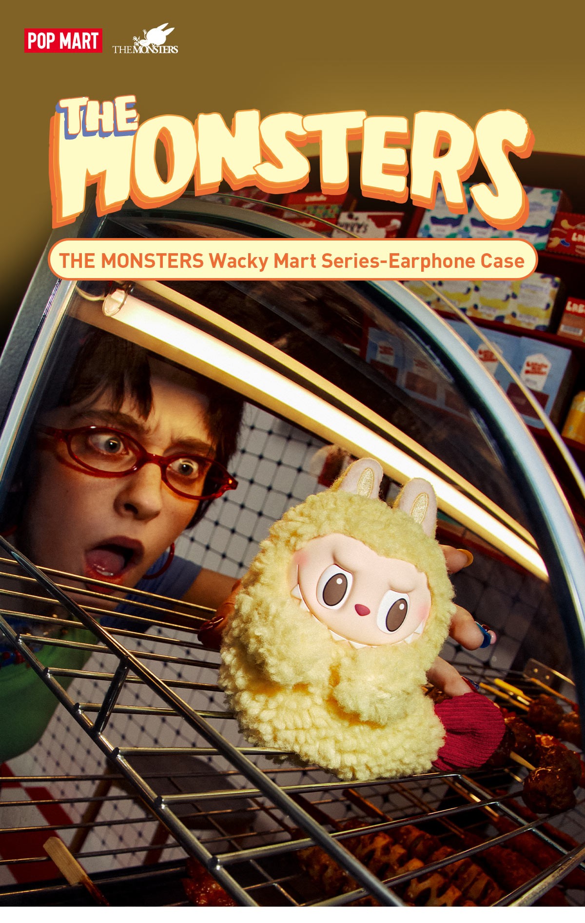 THE MONSTERS — Wacky Mart Earphone Case | POP MART — official detail