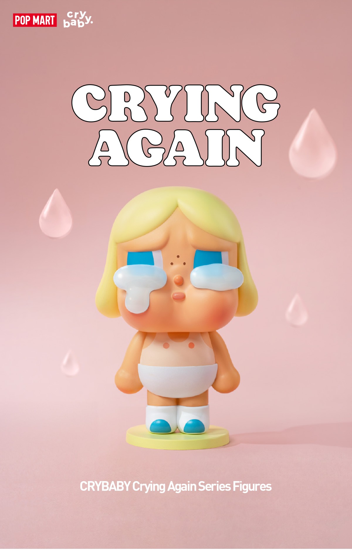 CRYBABY — Crying Again Series Blind Box | POP MART — official detail