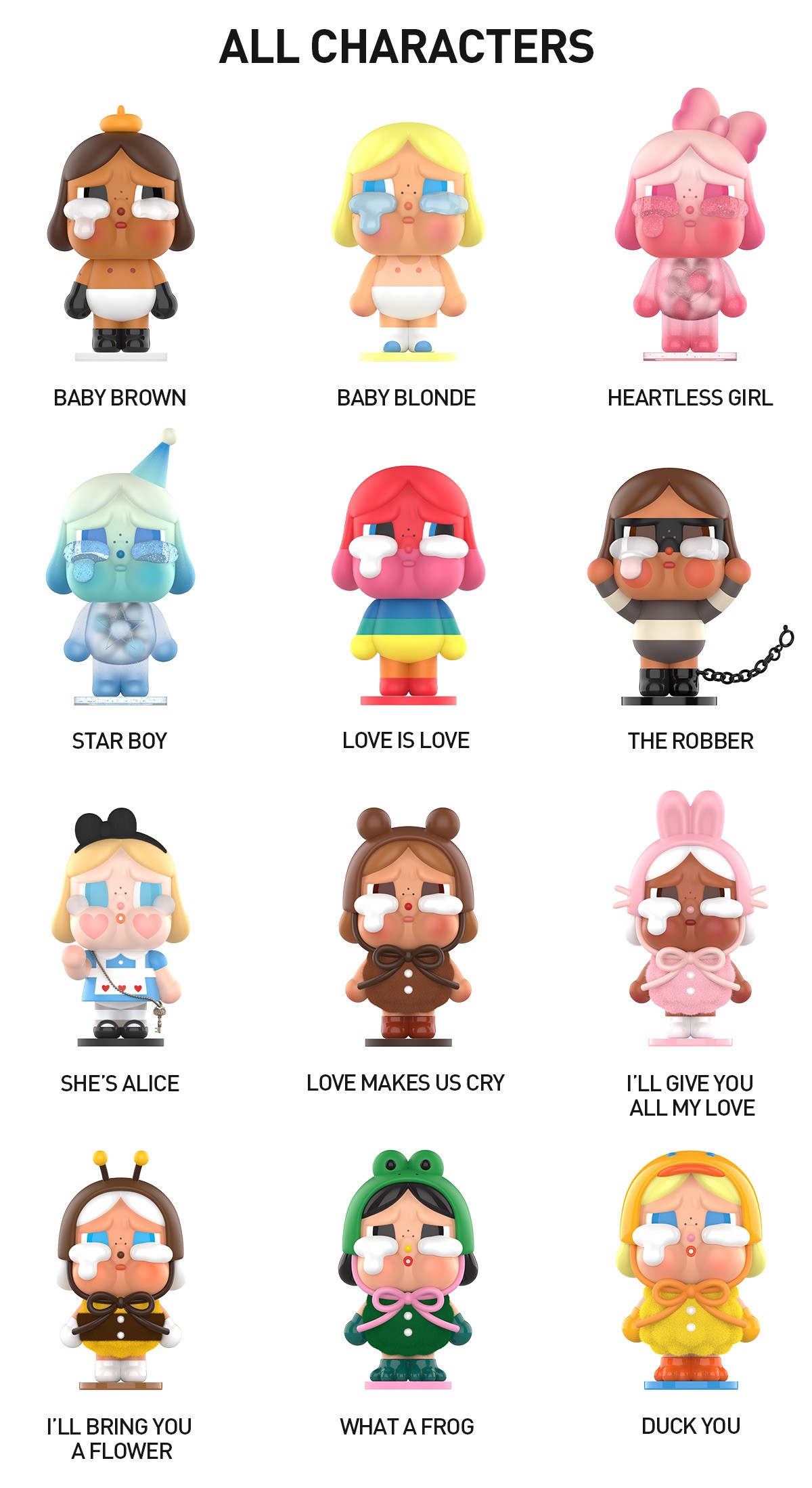 CRYBABY — Crying Again Series Blind Box | POP MART — official detail