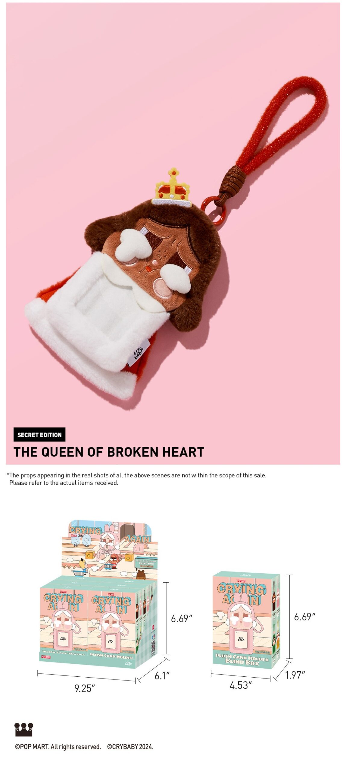 CRYBABY — Crying Again Card Holder Blind Box | POP MART — official detail