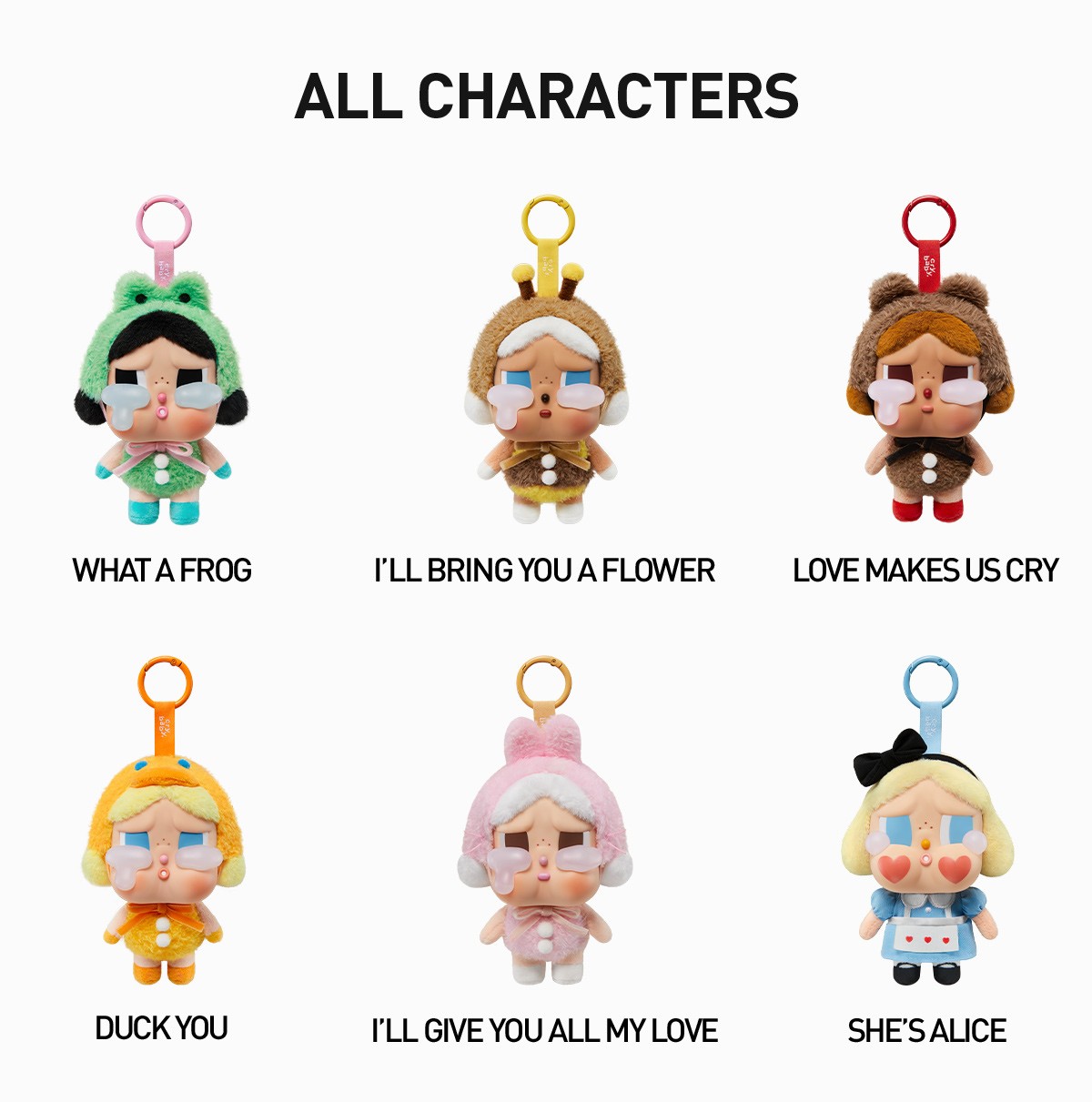 CRYBABY — Crying Again Vinyl Face Blind Box | POP MART — official detail