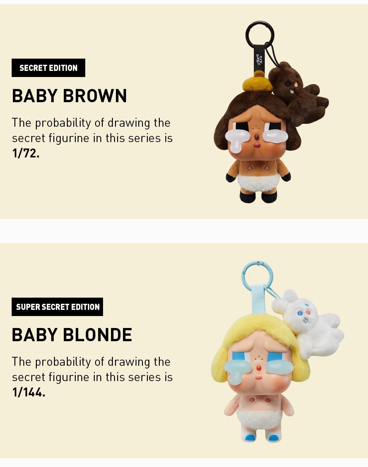 CRYBABY — Crying Again Vinyl Face Blind Box | POP MART — official detail