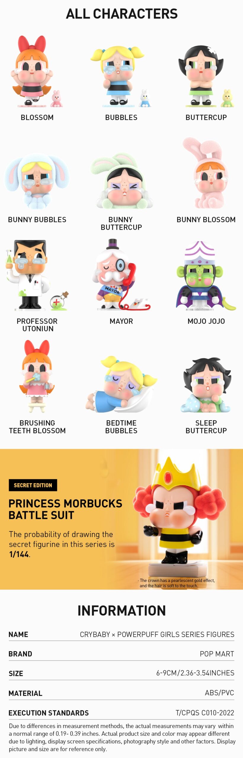 CRYBABY × Powerpuff Girls Series Blind Box | POP MART — official detail
