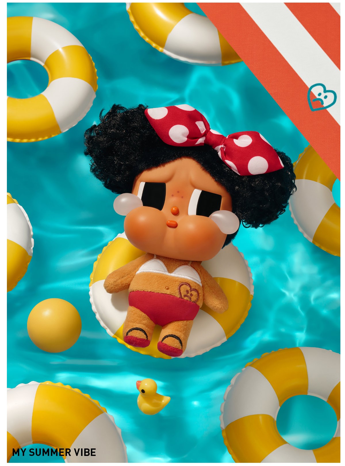 CRYBABY — Vacation Mode On Vinyl Plush Blind Box | POP MART — official detail