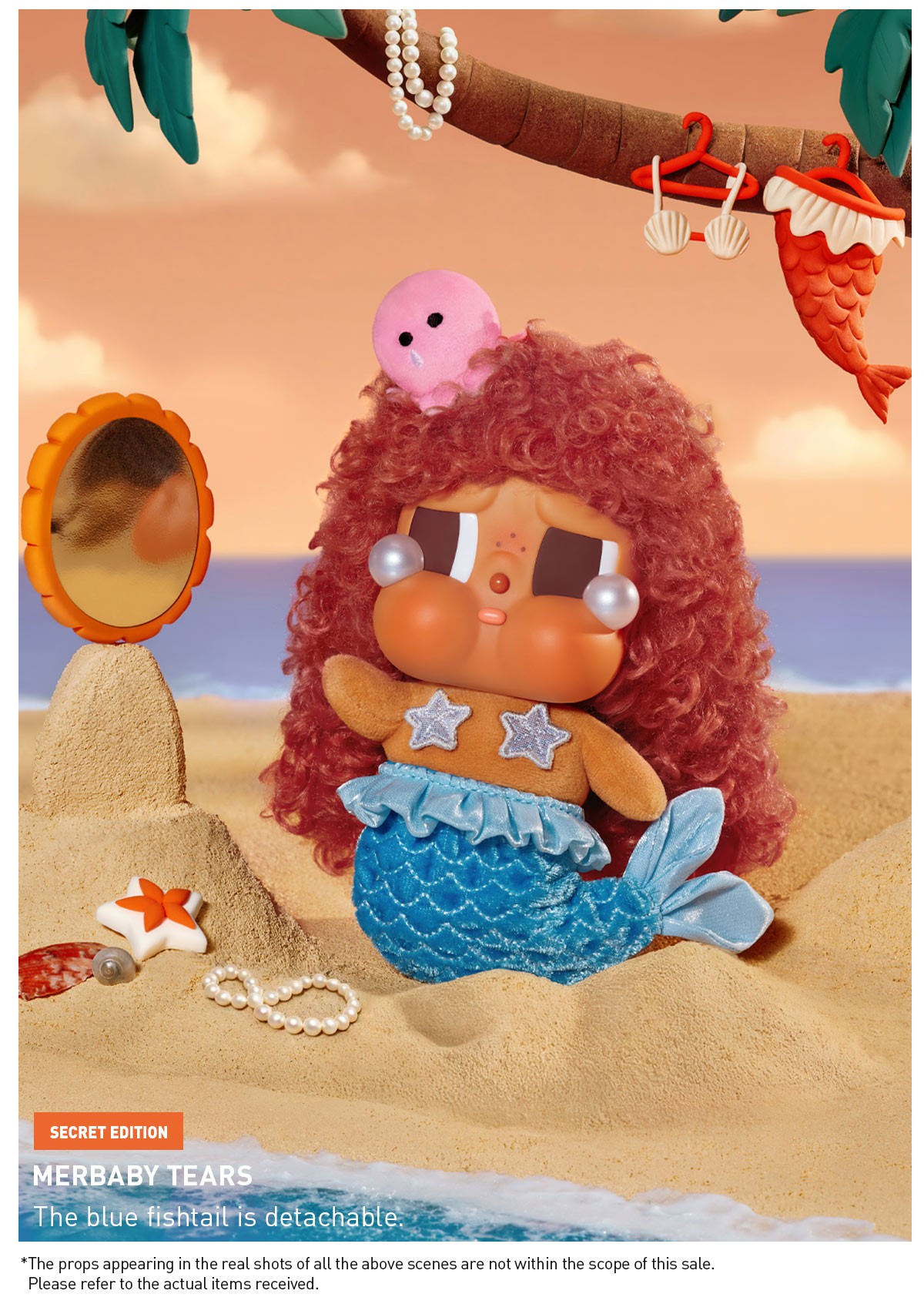 CRYBABY — Vacation Mode On Vinyl Plush Blind Box | POP MART — official detail