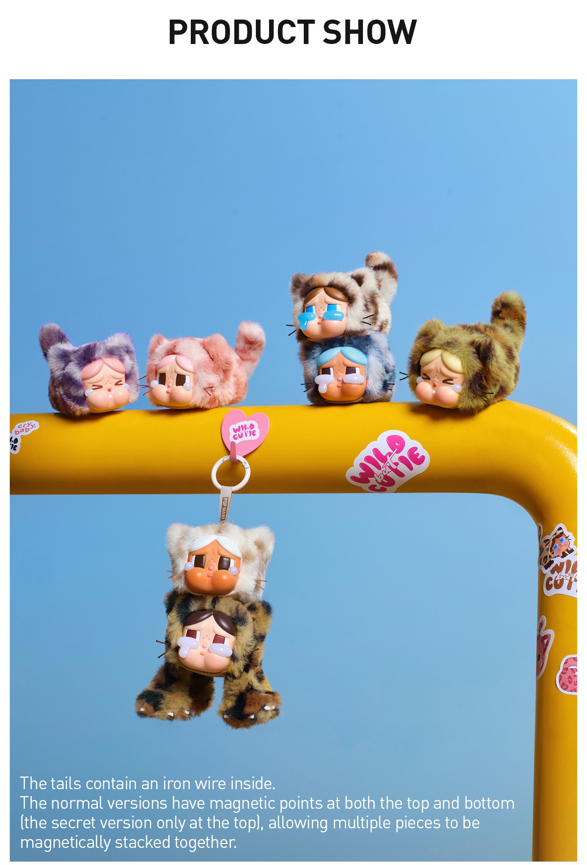 CRYBABY — Wild but Cutie Vinyl Plush Blind Box | POP MART — official detail