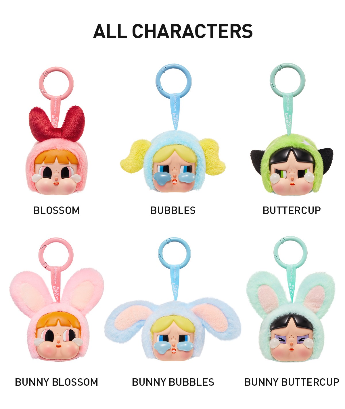 CRYBABY × Powerpuff Girls Vinyl Face Blind Box | POP MART — official detail