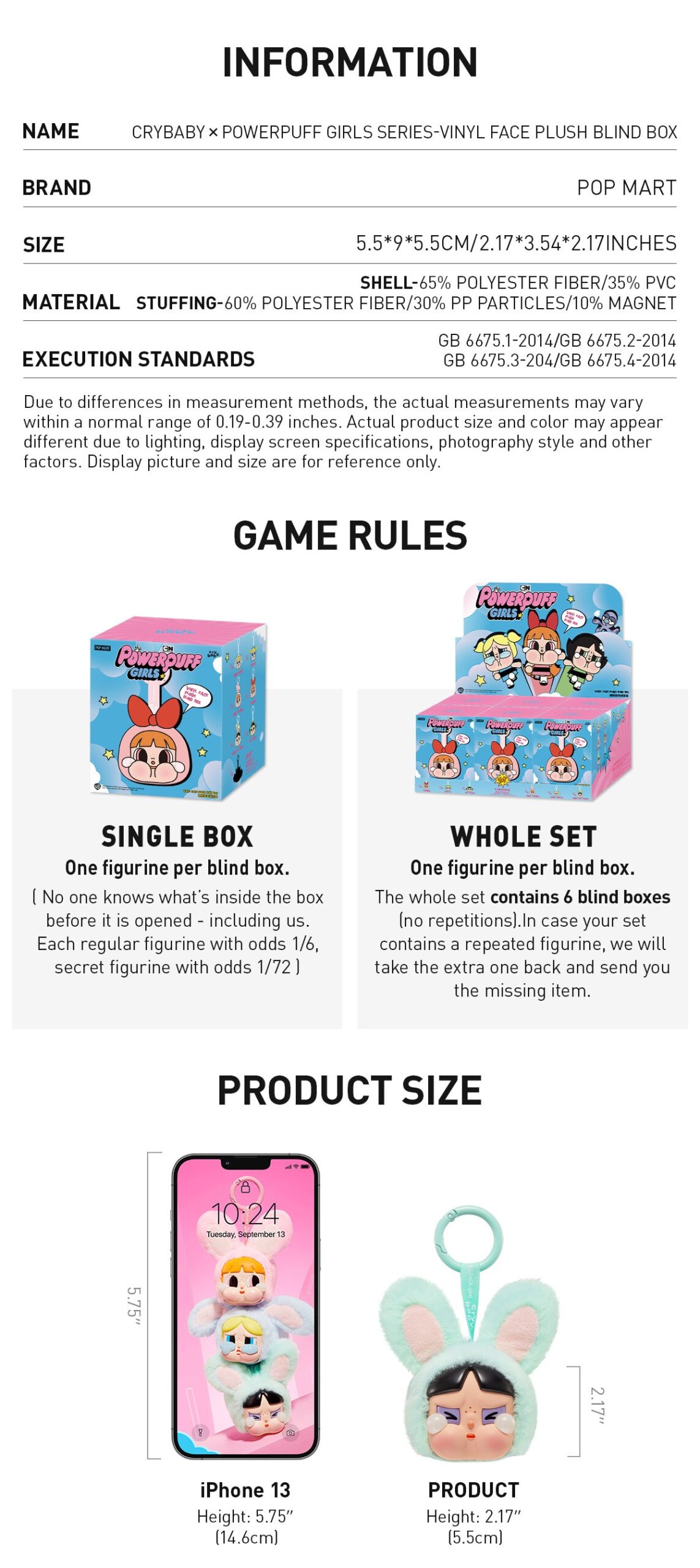 CRYBABY × Powerpuff Girls Vinyl Face Blind Box | POP MART — official detail