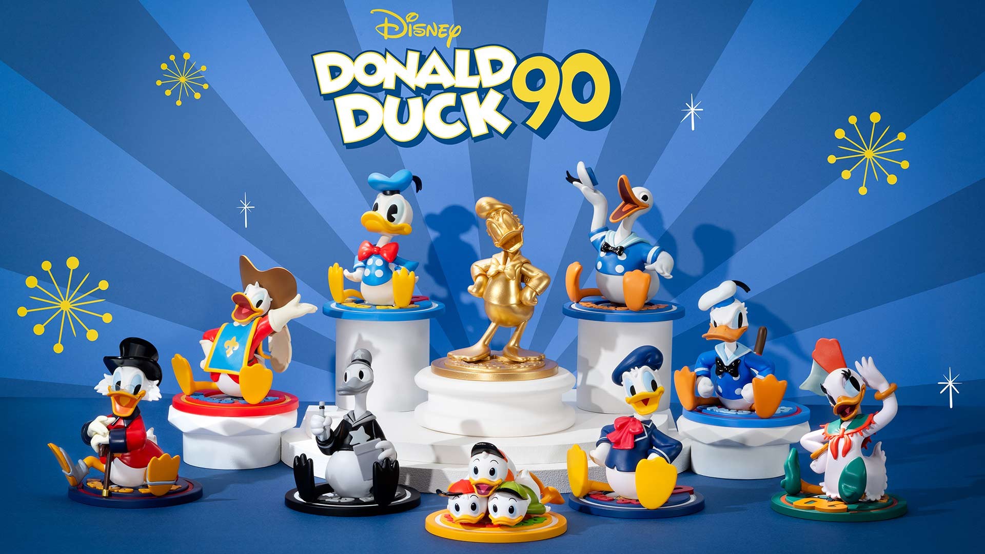 DISNEY — Donald Duck 90th Anniversary Series Blind Box | POP MART — official detail