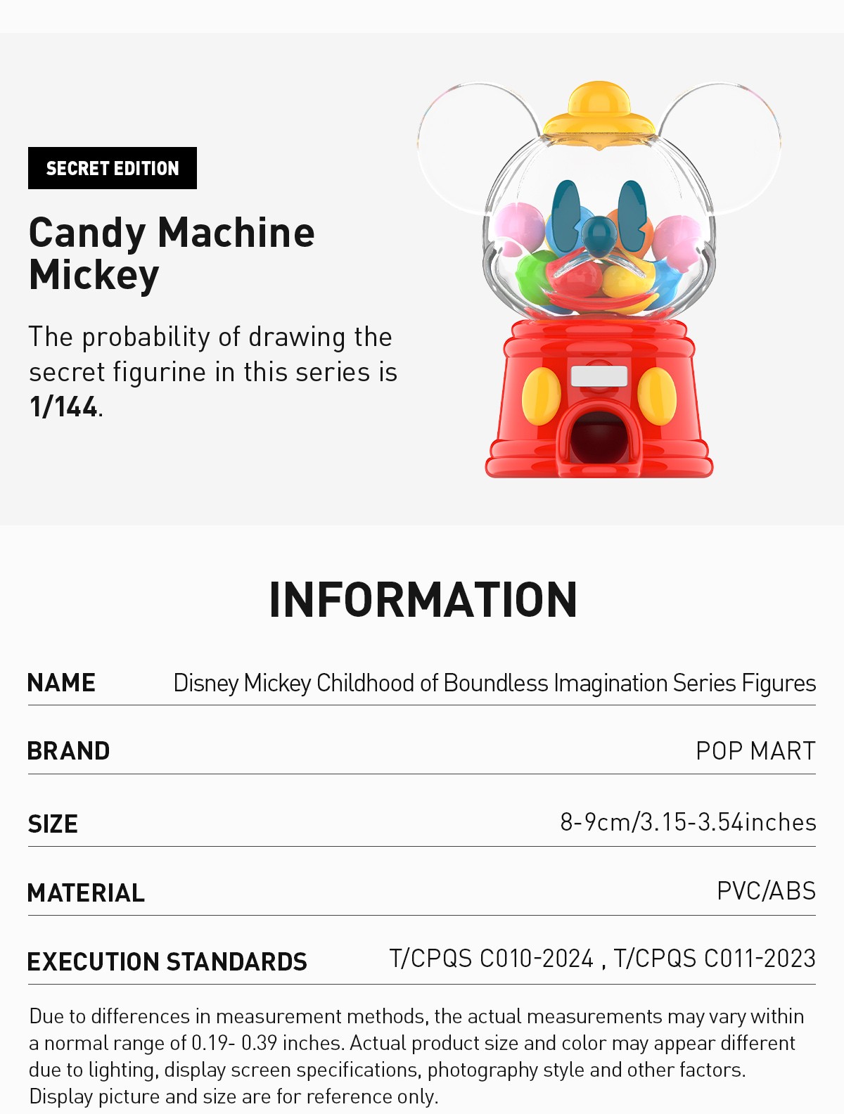 DISNEY — Mickey Childhood of Boundless Imagination Blind Box | POP MART — official detail